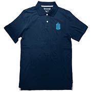 Doctor Who TARDIS Logo Blue Polo T-Shirt